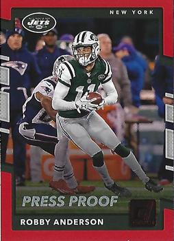 2017 Donruss - Press Proof Red #71 Robby Anderson Front