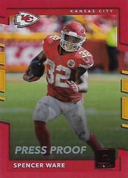 2017 Donruss - Press Proof Red #124 Spencer Ware Front