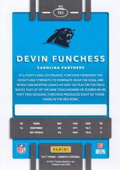 2017 Donruss - Press Proof Red #151 Devin Funchess Back