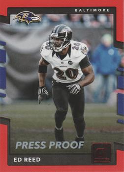 2017 Donruss - Press Proof Red #163 Ed Reed Front