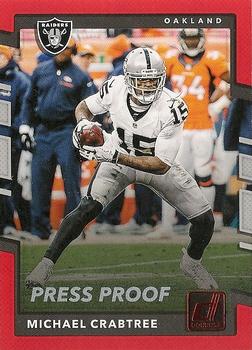2017 Donruss - Press Proof Red #183 Michael Crabtree Front
