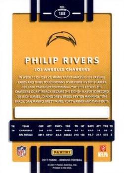 2017 Donruss - Press Proof Red #188 Philip Rivers Back