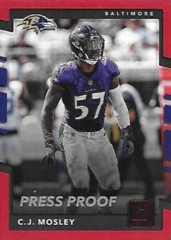 2017 Donruss - Press Proof Red #189 C.J. Mosley Front