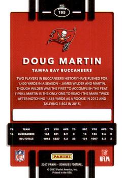 2017 Donruss - Press Proof Red #195 Doug Martin Back