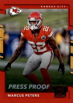 2017 Donruss - Press Proof Red #222 Marcus Peters Front