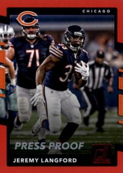 2017 Donruss - Press Proof Red #228 Jeremy Langford Front