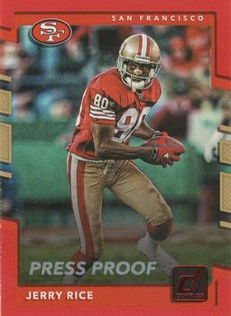 2017 Donruss - Press Proof Red #272 Jerry Rice Front