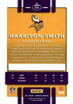 2017 Donruss - Press Proof Red #284 Harrison Smith Back