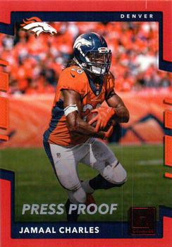 2017 Donruss - Press Proof Red #295 Jamaal Charles Front