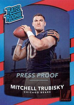 2017 Donruss - Press Proof Red #328 Mitchell Trubisky Front