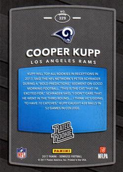 2017 Donruss - Press Proof Red #329 Cooper Kupp Back