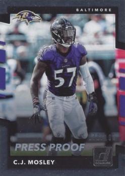 2017 Donruss - Press Proof Silver #189 C.J. Mosley Front