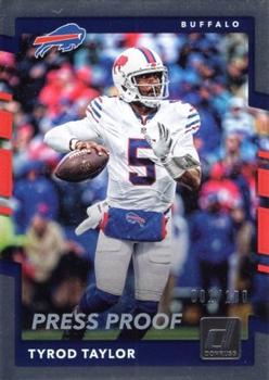 2017 Donruss - Press Proof Silver #202 Tyrod Taylor Front