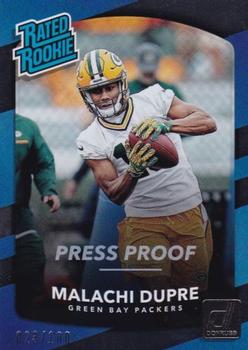 2017 Donruss - Press Proof Silver #347 Malachi Dupre Front