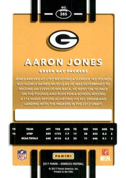 2017 Donruss - Press Proof Silver #385 Aaron Jones Back