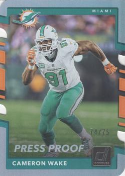 2017 Donruss - Press Proof Silver Die Cut #85 Cameron Wake Front