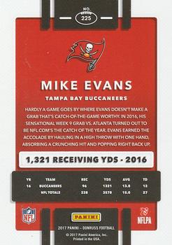 2017 Donruss - Stat Line Season #225 Mike Evans Back