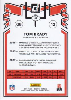 2017 Donruss - 1981 Tribute #32 Tom Brady Back