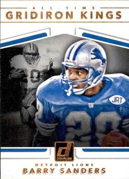 2017 Donruss - All-Time Gridiron Kings #9 Barry Sanders Front
