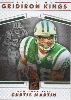 2017 Donruss - All-Time Gridiron Kings #11 Curtis Martin Front