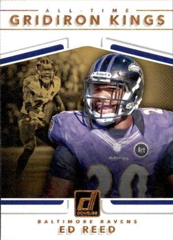 2017 Donruss - All-Time Gridiron Kings #23 Ed Reed Front