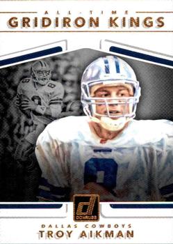 2017 Donruss - All-Time Gridiron Kings #36 Troy Aikman Front