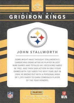 2017 Donruss - All-Time Gridiron Kings #38 John Stallworth Back