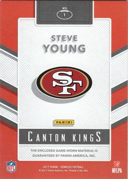 2017 Donruss - Canton Kings #1 Steve Young Back