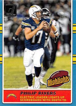 2017 Donruss - Highlights #6 Philip Rivers Front