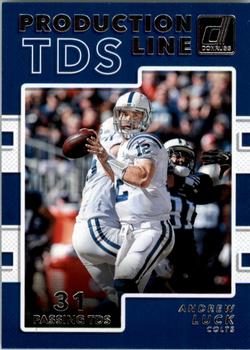 2017 Donruss - Production Line Touchdowns #5 Andrew Luck Front