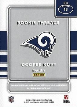2017 Donruss - Rookie Threads #18 Cooper Kupp Back
