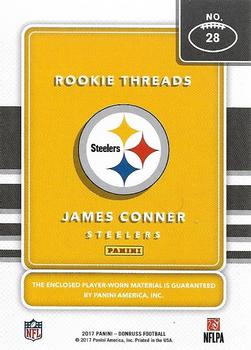 2017 Donruss - Rookie Threads #28 James Conner Back