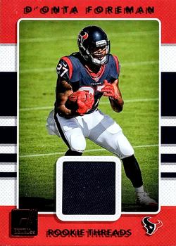 2017 Donruss - Rookie Threads Red #25 D'Onta Foreman Front