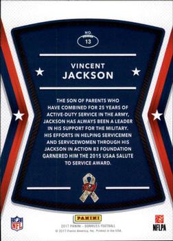 2017 Donruss - Salute to Service #13 Vincent Jackson Back