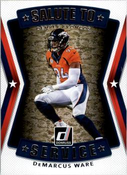 2017 Donruss - Salute to Service #16 DeMarcus Ware Front
