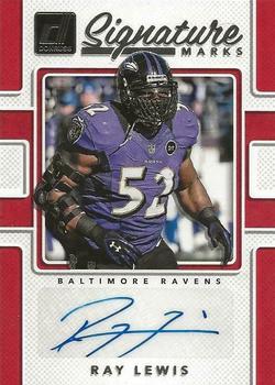 2017 Donruss - Signature Marks #SM-RL Ray Lewis Front