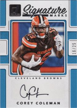 2017 Donruss - Signature Marks Blue #SM-CCM Corey Coleman Front