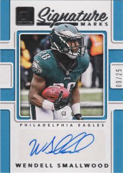 2017 Donruss - Signature Marks Blue #SM-WSM Wendell Smallwood Front
