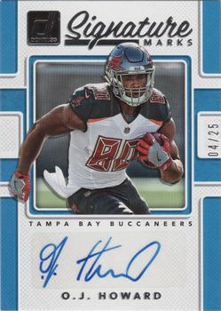 2017 Donruss - Signature Marks Blue #SM-OJH O.J. Howard Front