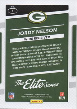 2017 Donruss - The Elite Series #4 Jordy Nelson Back