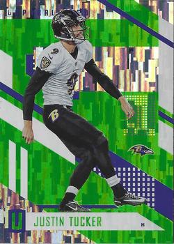 2017 Panini Unparalleled - Lime Green #34 Justin Tucker Front