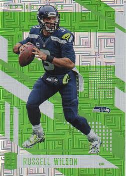 2017 Panini Unparalleled - Lime Green #171 Russell Wilson Front