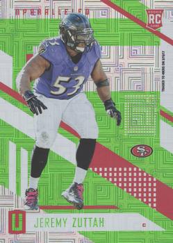 2017 Panini Unparalleled - Lime Green #195 Jeremy Zuttah Front