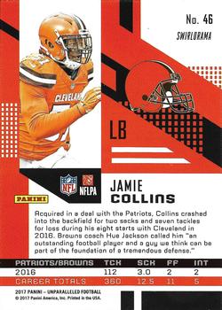2017 Panini Unparalleled - Pink #46 Jamie Collins Back