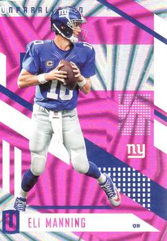 2017 Panini Unparalleled - Pink #103 Eli Manning Front