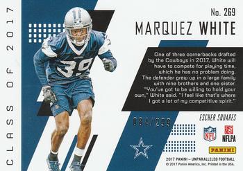 2017 Panini Unparalleled - Pink #269 Marquez White Back