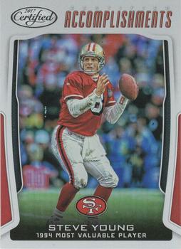 2017 Panini Certified - Certified Accomplishments #CA-SY Steve Young Front