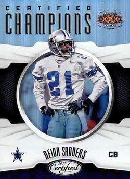 2017 Panini Certified - Certified Champions #CC-DS Deion Sanders Front