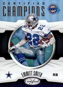 2017 Panini Certified - Certified Champions #CC-ES Emmitt Smith Front
