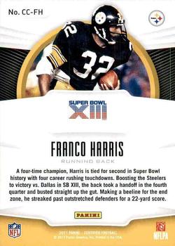 2017 Panini Certified - Certified Champions #CC-FH Franco Harris Back